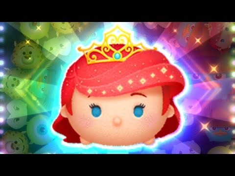 「ツムツム x Disney Tsum Tsum 」使用5變4技能達到1000萬分 皇冠艾莉奧 Princess Ariel #Ariel #littlemermaid