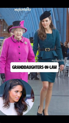 Meghan and Catherine’s first royal moments with Queen Elizabeth II.