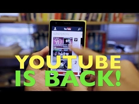 Youtube App for Windows Phone is Back with Upload