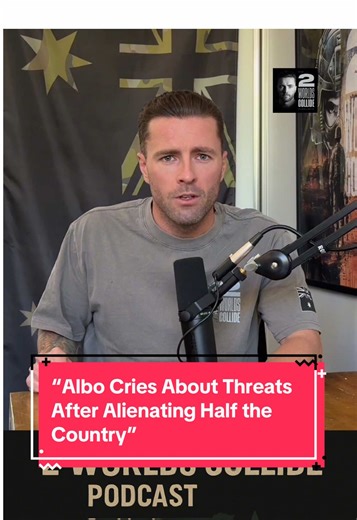 Albo's Emotional Response to Threats Amid Country Division