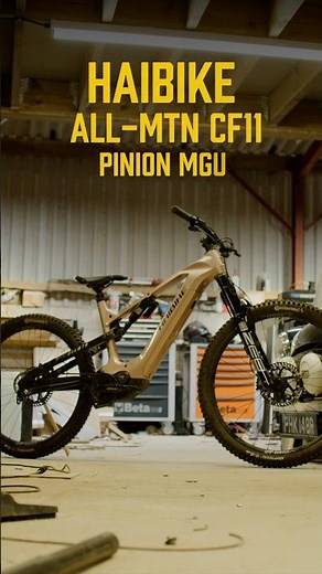 E-bike sounds of the future? The new Haibike All-MTN CF 11 TRN/IQ with 12-speed Pinion E1.12 MGU.