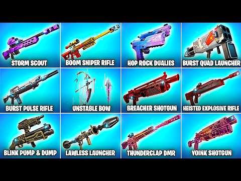 Evolution of All Fortnite Exotic Weapons & Items (Chapter 2 - Chapter 6 Season 3)