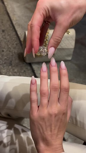 Stunning 7.02 Carat Oval Solitaire Engagement Ring