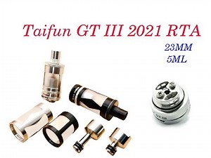 Taifun GT III 2021 style RTA 23MM 5.0ML Tank Atomizer by Wejoytech
