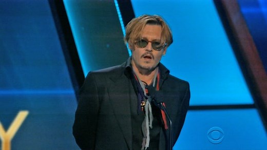 Johnny Depp -- BOMBED at Awards Show ... In More Ways Than One