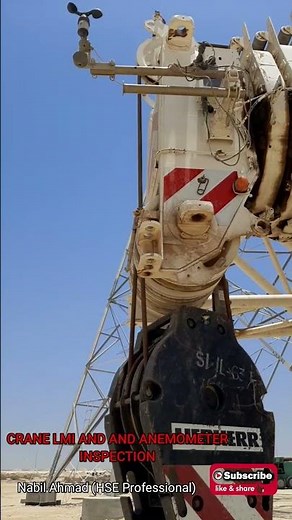 Crane LMI and Anti two block| shoot during crane inspection(@healthsafetysolution