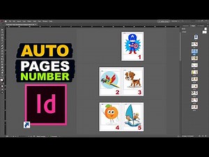 Adobe InDesign Automatic Pages Numbering