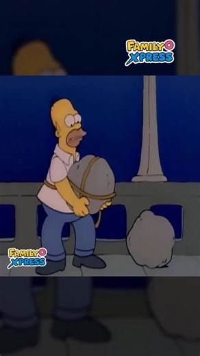 😢 Homer abandons his family after losing his job