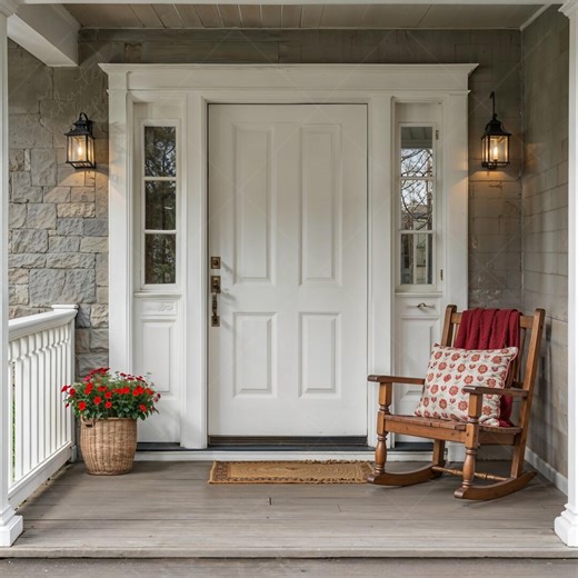 Front Porch Door Mockup: Blank Wall, Cottage Decor (JPG File) - Etsy