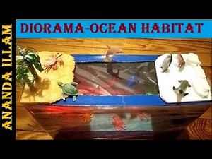 Ocean Habitat - Diorama School Project with Ideas - Ananda Illam