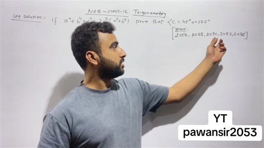 Trigonometry Class 12 NEB with Paw Sir