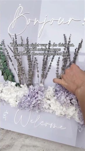 Acrylic Welcome Sign with Flower Box – DIY Wedding & Event Decor | Behind The Scenes