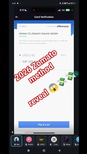2026 Zomato method reveal !! #carding #zomatocarding #carder #carding #methods #fraudbible #cashapp