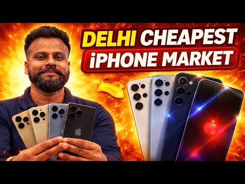 “Delhi Cheapest iPhone Market 😱 | Second Hand iPhone Under Budget | @second_mobi_hub_2.0