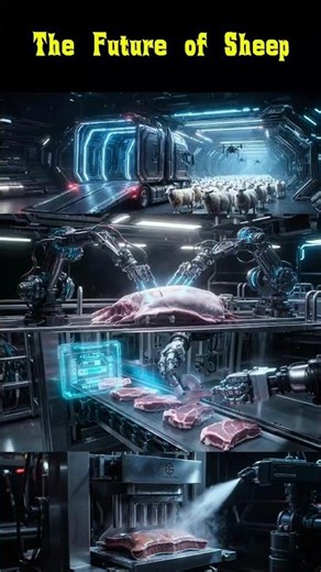 The Future of Sheep: 100% Automated Factory Process | FUTURE FACTORY #food #Animals #Tech