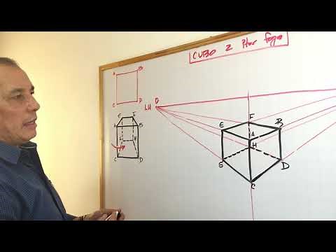 PERSPECTIVA DEL CUBO CON DOS PUNTOS DE FUGA