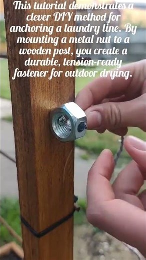 How to Secure a Heavy-Duty Clothesline