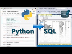How to Connect Python to SQL Database - CREATE, SELECT and INSERT Data
