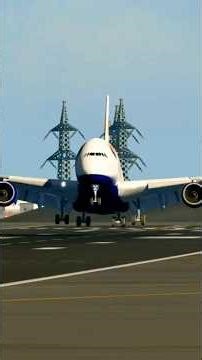 A380 smooth landing OMDB #a380 #aeroflyfsglobal #smoothlanding