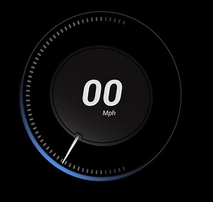Animating numbers on a cluster in widget editor