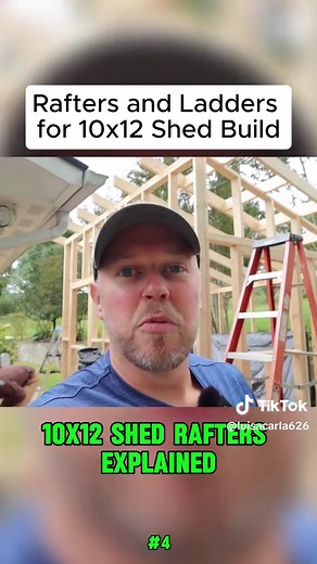 Rafters and Ladders: Building a 10x12 Shed