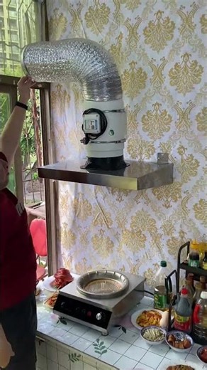 Powerful Kitchen Ventilation System 💨 | Range Hood & Exhaust Fan Demo