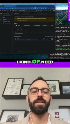 Google Cloud Service Account & JSON Key Tutorial: Simple Steps! #shorts