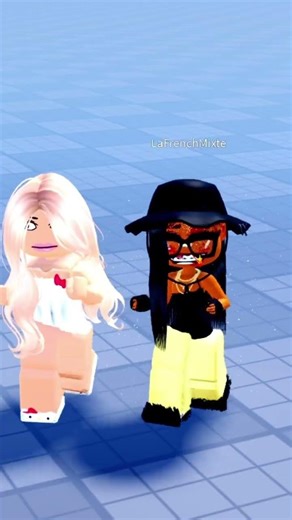 JE MATCH AVEC MON DUO 🌸 #roblox