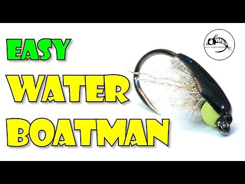 Fly Tying Tutorial: An EFFECTIVE yet Easy Water Boatman