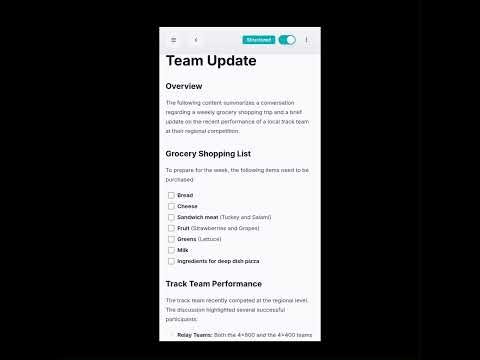 AI-Powered Grocery Lists: A Simple Demo of Collaborative Task Management