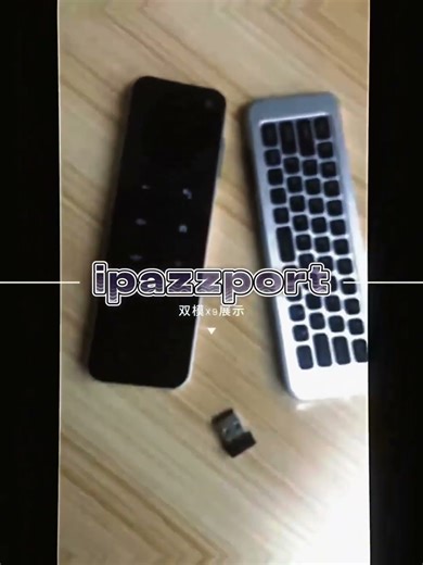 2-in-1 air mouse remote keyboard bluetooth and 2.4G connection #airmouse #pccontroller #keyboard