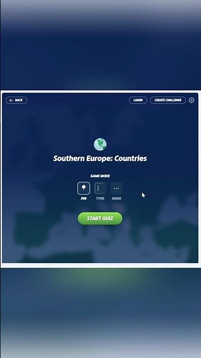 Southern European Countries 🔥🌅🏖️#seterra #geography #shorts #map #fyp