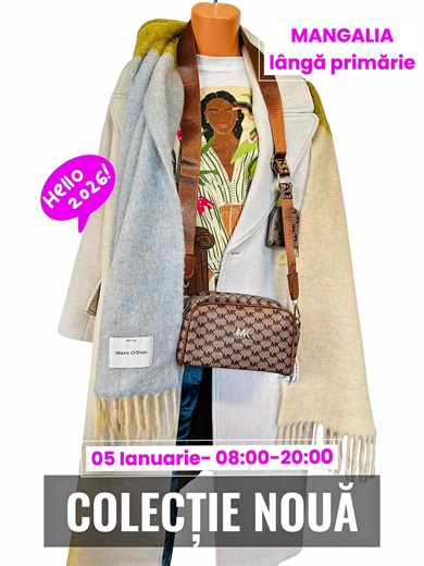 #MANGALIA 🎉✨ La mulți ani și un An Nou fericit! ✨🎉 Vă mulțumim că ne sunteți alături! 💙 🧥❄️ LOT NOU – 05.01 ⏰ Program: 08:00 – 20:00 Marfă schimbată integral: geci, pulovere și multe piese perfecte pentru sezonul rece! 📍 Mangalia, Șos. Constanței nr. 15, lângă Primărie Grăbește-te, cele mai frumoase piese se dau primele! 💃 #LaMultiAni #LotNou #SecondHandMangalia #IarnaCuStil