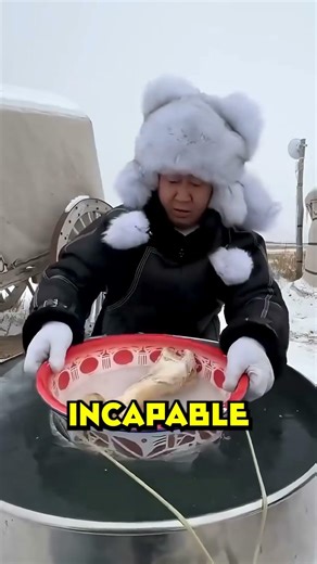 🥶🧊 All the water froze at once