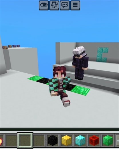 Minecraft Color match speed run in anime theme #minecraft