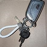 MZD Key Fob Cover with Anti-Lost Keychain for Mazda 3 6 CX-5 CX-9, Soft TPU Key Case (Black)