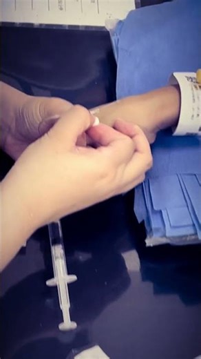 The Perfect IV Flash: Watch the Skill! 💉 #Medical #Shorts