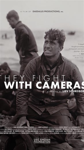 Daedalus Productions, Inc. on Instagram: "Most people know the images of World War II. Few know the people who risked their lives to make them. They Fight With Cameras tells the story of the combat cameramen of the U.S. Army Signal Corps — soldiers who documented the war from the front lines, often under fire, with cameras instead of rifles. Their images shaped how we remember history. Now their names return to it. WITNESS HISTORY. Narrated by Liev Schreiber Produced by Nina Rosenblum & Daniel A