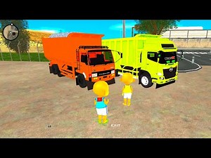 Upin Ipin just showed off his Orange Green Sand Truck, which was taken by Jarjit and Mail until t...