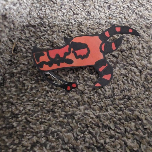 Halloween mini dragon puppet