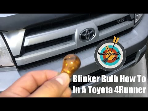 How To Change The Blinker Bulb On A Toyota 4Runner