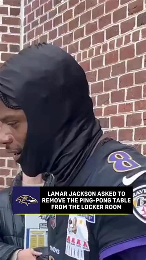 4.1K views · 37 reactions | Lamar Jackson was the player who asked for the removal of the ping pong table & games from the Ravens locker room after their 1-5 start. The QB is expected to make his return this week for TNF.   via X/Jamison Hensley #NFLonDAZN #RavensFlock #LamarJackson | NFL on DAZN | Facebook
