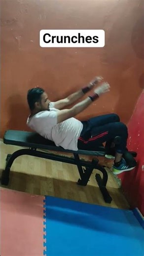 Crunches improve posture, reduce lower back strain and make you feel more stable #shorts #crunches