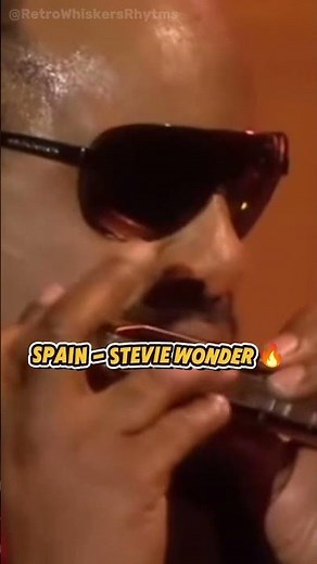 Stevie Wonder showed off harmonica skills! Spain - 2008 #soulmusic #jazzfriday #performance