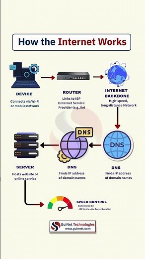 How the Internet Works in 60 Seconds! | Networking Basics Explained #Shorts
