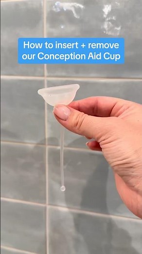 How to insert + remove our Conception Aid Cup