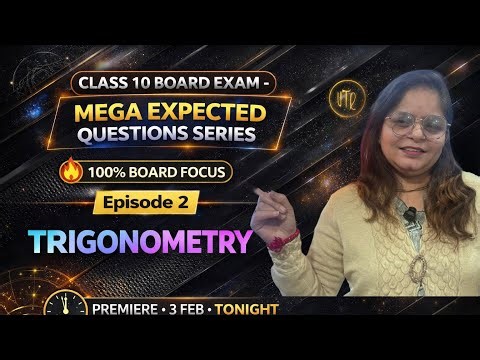 Class 10 Trigonometry One Shot 🔥Chapter 8 Complete | One Day – One Chapter | Board Exam 2026