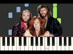piano tutorial "HOW DEEP IS YOUR LOVE" by the Bee Gees, with free sheet music (pdf)