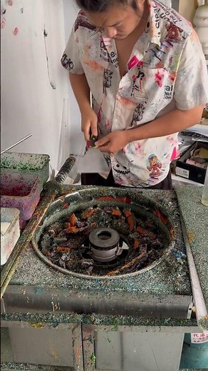 Simple cotton candy machine cleaning