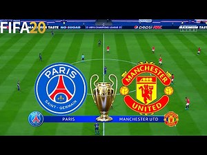 FIFA 20 | PSG vs Manchester United - UEFA Champions League - Full Match & Gameplay